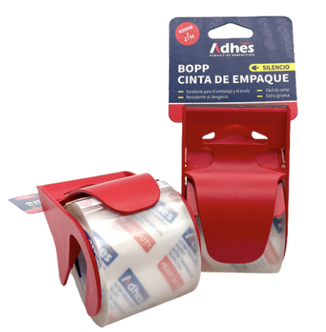 Cinta de empaque "Mini cristal" con dispensador